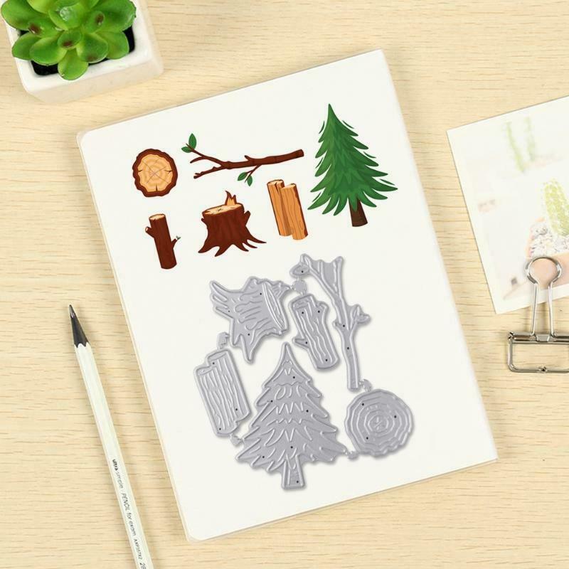 Pine Tree Metal Cutting Dies Stencil DIY Scrapbooking Album Paper Card Template