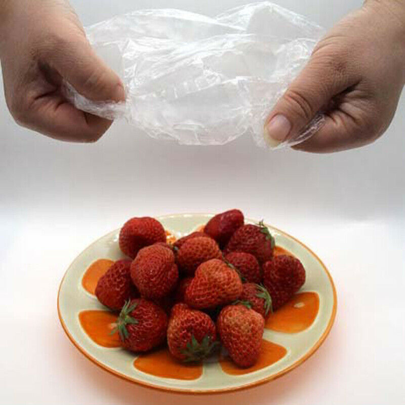 100Pcs Disposable Vest Food Storage Seal Bag Saver Wrap Keep Fresh  foodJ NL