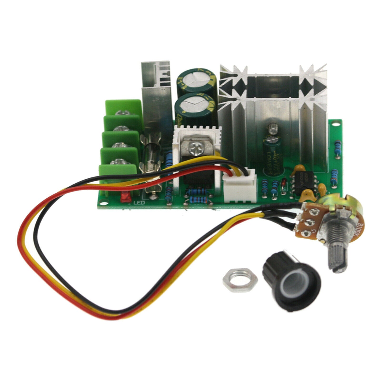 10-60V 20A PWM DC Motor Speed Controller Switch Drive Module Easy To Use