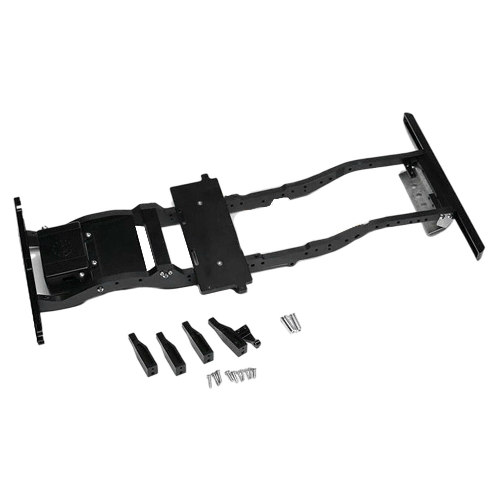 RC Crawler Aluminum Alloy Beam Car Frame for Axial SCX10 D90 1:10 Scale Vehicles