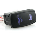 5 Pin LED Backlit 12V Car Auto Boat Rocker ON/OFF Toggle Switch Spst S001