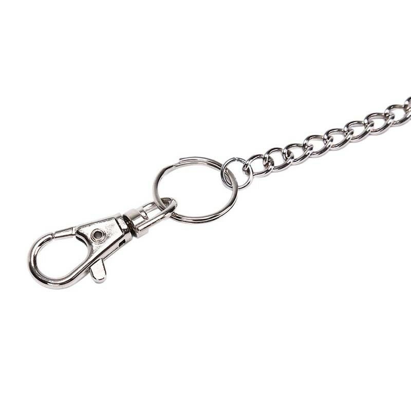 38cm Wallet Belt Ring Clip Chain Punk Trousers Hipster Jean Keychain KeyringBDA