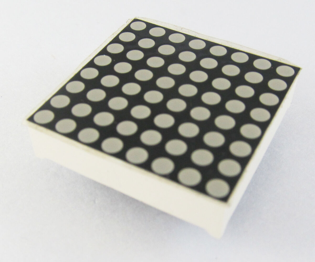 50 pcs 8 x 8 Dot Matrix 3mm Red LED Display Common Anode