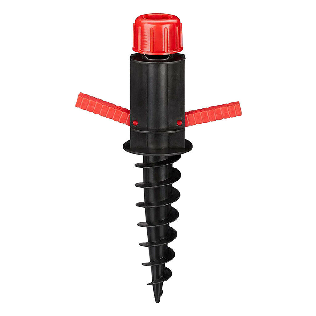 Parasol Ground Anchor Shelter Umbrella Sand Holder Screw In Spike Base