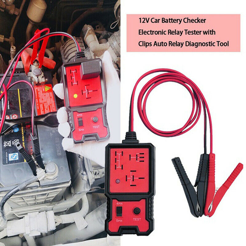 12V Electronic Automotive Relay Tester Universal For Cars Auto Battery Chec_AU