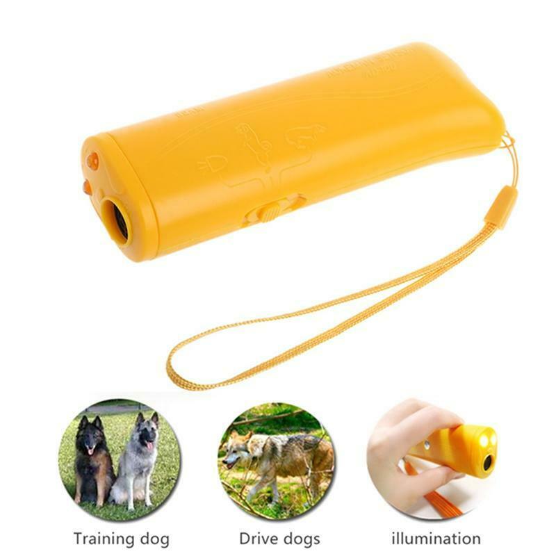 3 in 1 Ultrasonic Anti Bark Stop Barking Dog Training Repeller Control