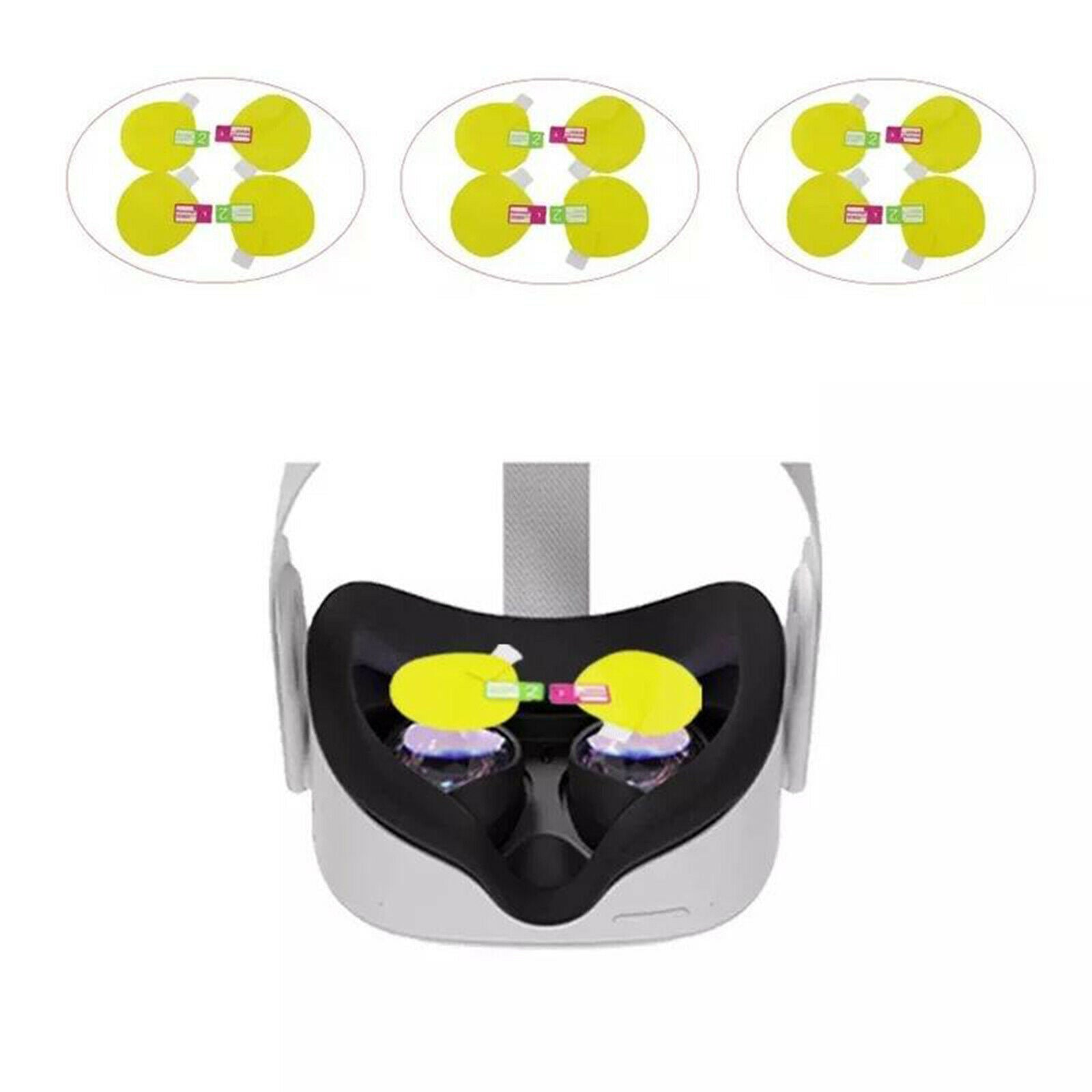 4PCS HD Lens Film Cover VR Screen Guard Guard for   Quest 1 Quest 2