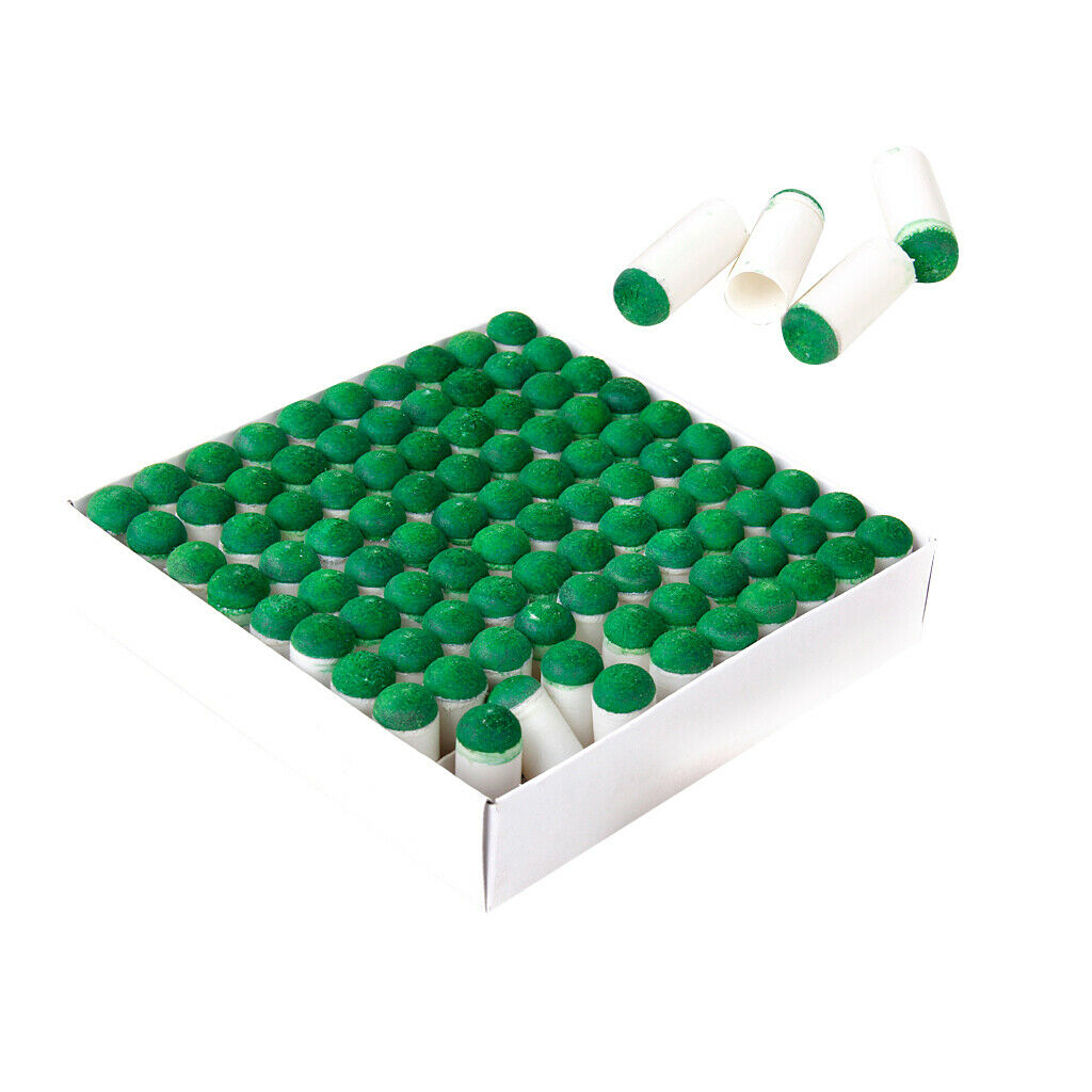 100PCS 10mm Push-on snooker tips pool cue stick slip-on tips