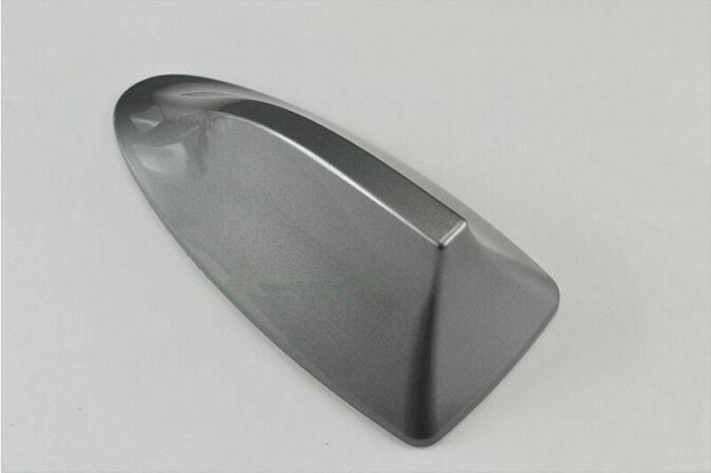 Grey Shark Fin AM/FM Radio Signal Replacement Aerial Antenna Car SUV Universal