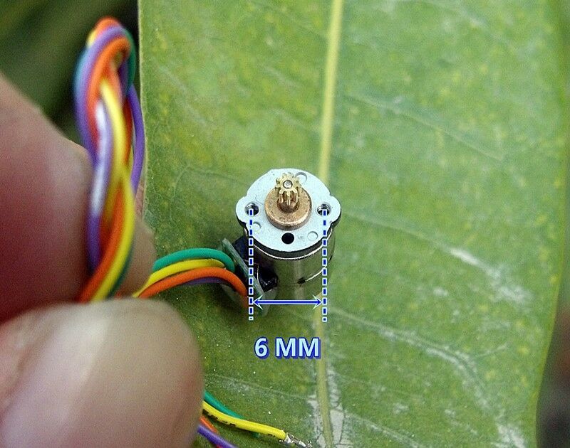 10sets DC5V 2-Phase 4-Wire 8mm Stepper Motor For Digital Camera(Two Motors/set)