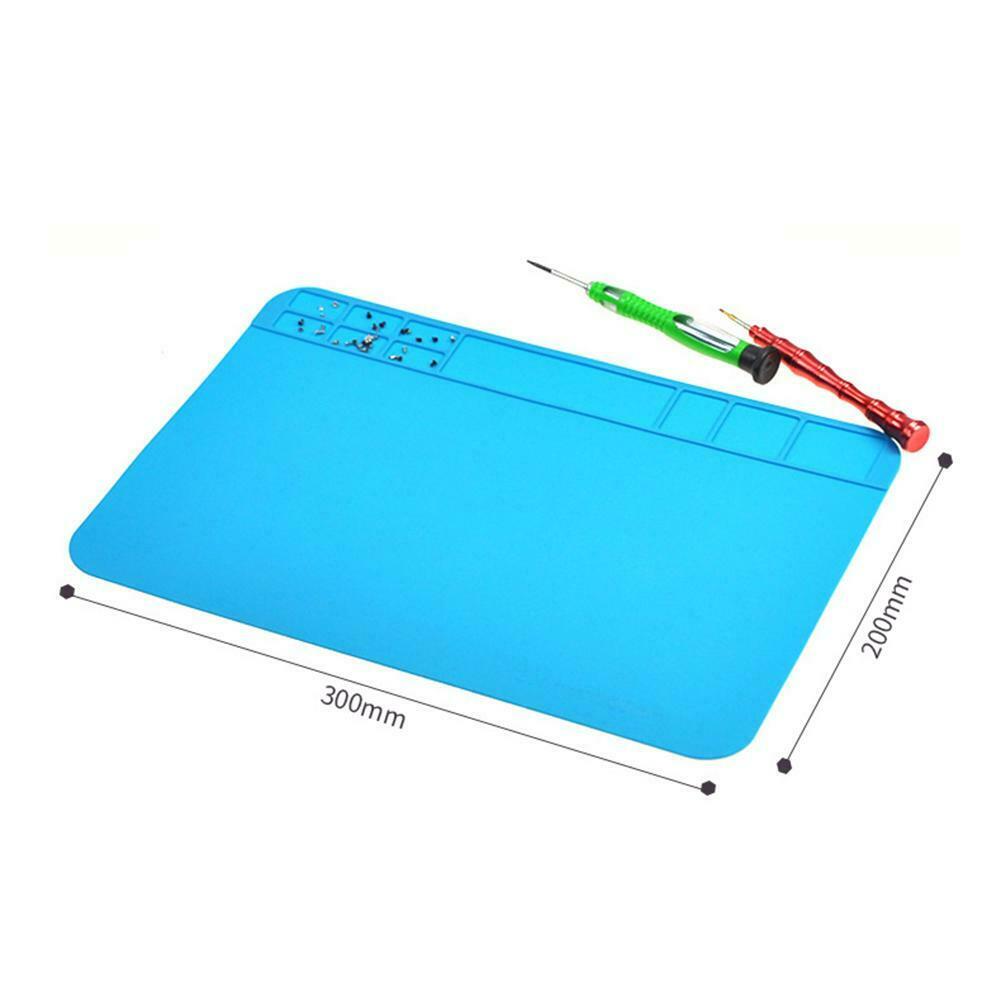 Silicone Anti Static Heat Insulation Pad Soldering Work Repair Maintenance Mats