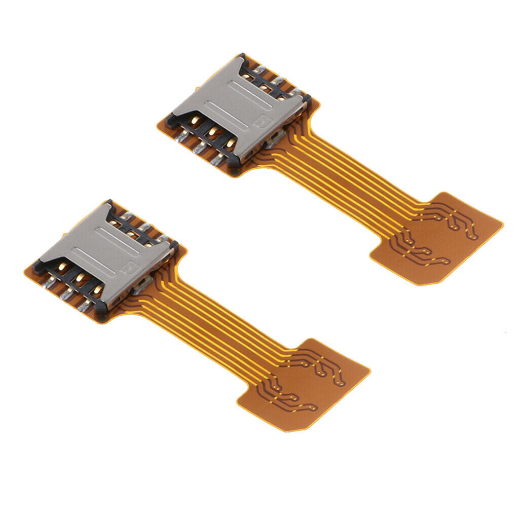 2x TF Card Extender Adapter Takes Place Directly In The Dual SIM Slot