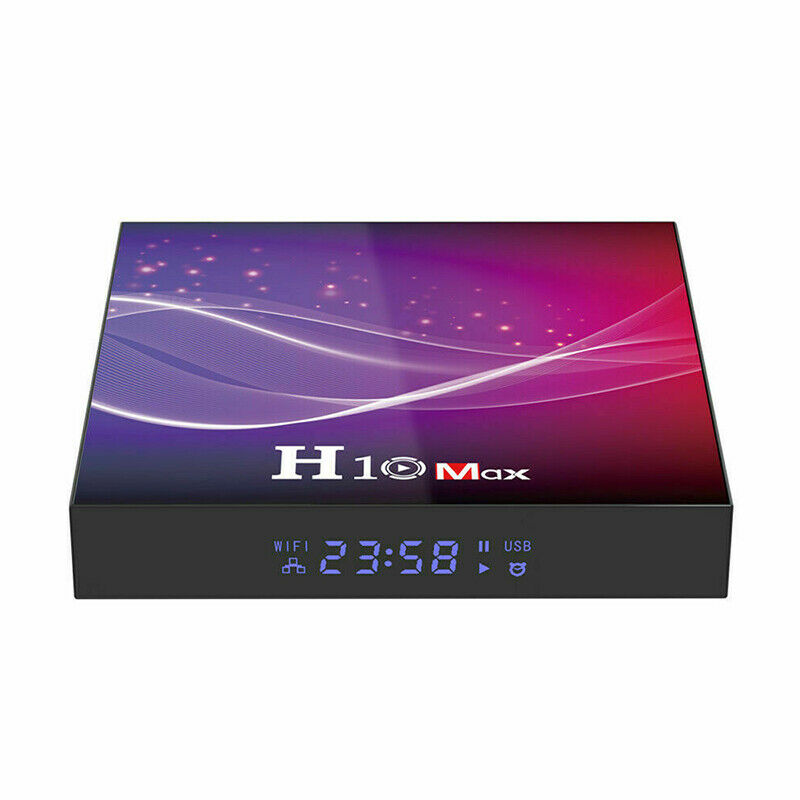 H10Max H616 Android 10.0 TV Box 4+32GB 6K Quad Core WiFi USB HD Media Player