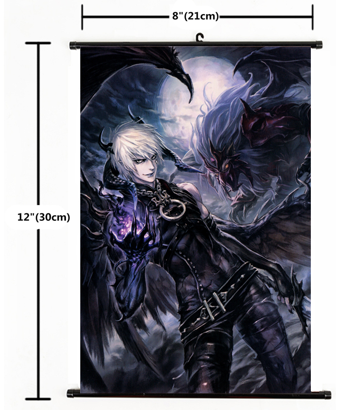 Anime Azazel Shingeki no Bahamut Wall Scroll Poster coplay 2411