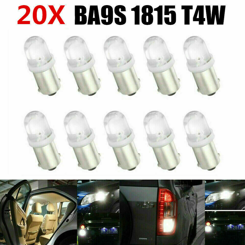 20*/set BA9S 233 T4W Led Smd Xenon White Side Light Bulb Lamps Canbus No Error