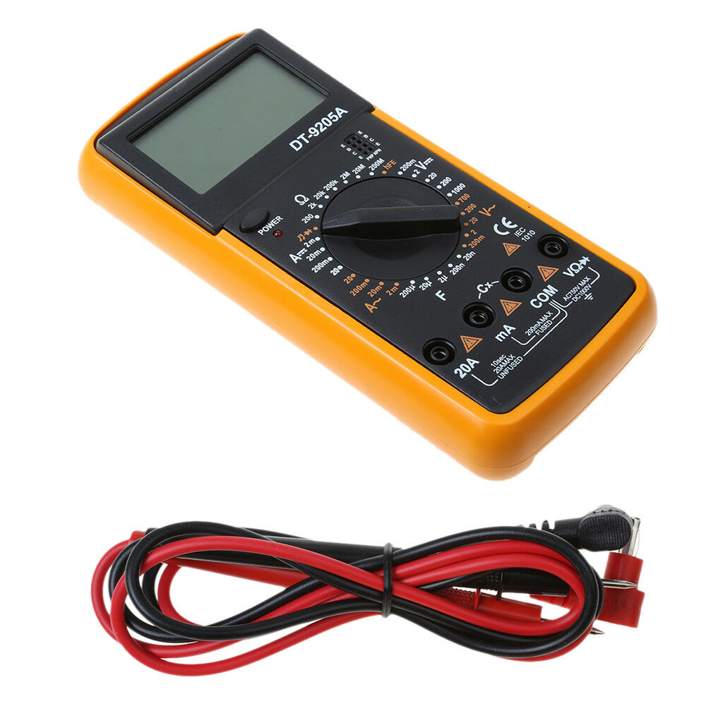 Digital Electronic AC DC Voltage Clamp Meter Multimeter Current Volt Tester
