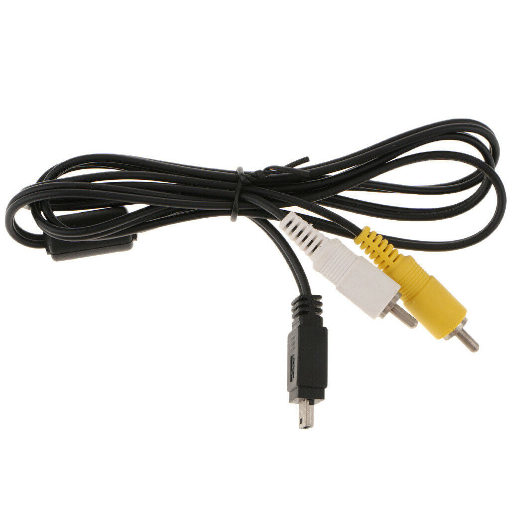 Micro USB Male to 2 RCA AV Adapter Cable for Canon   990 IS G10 S90 7D