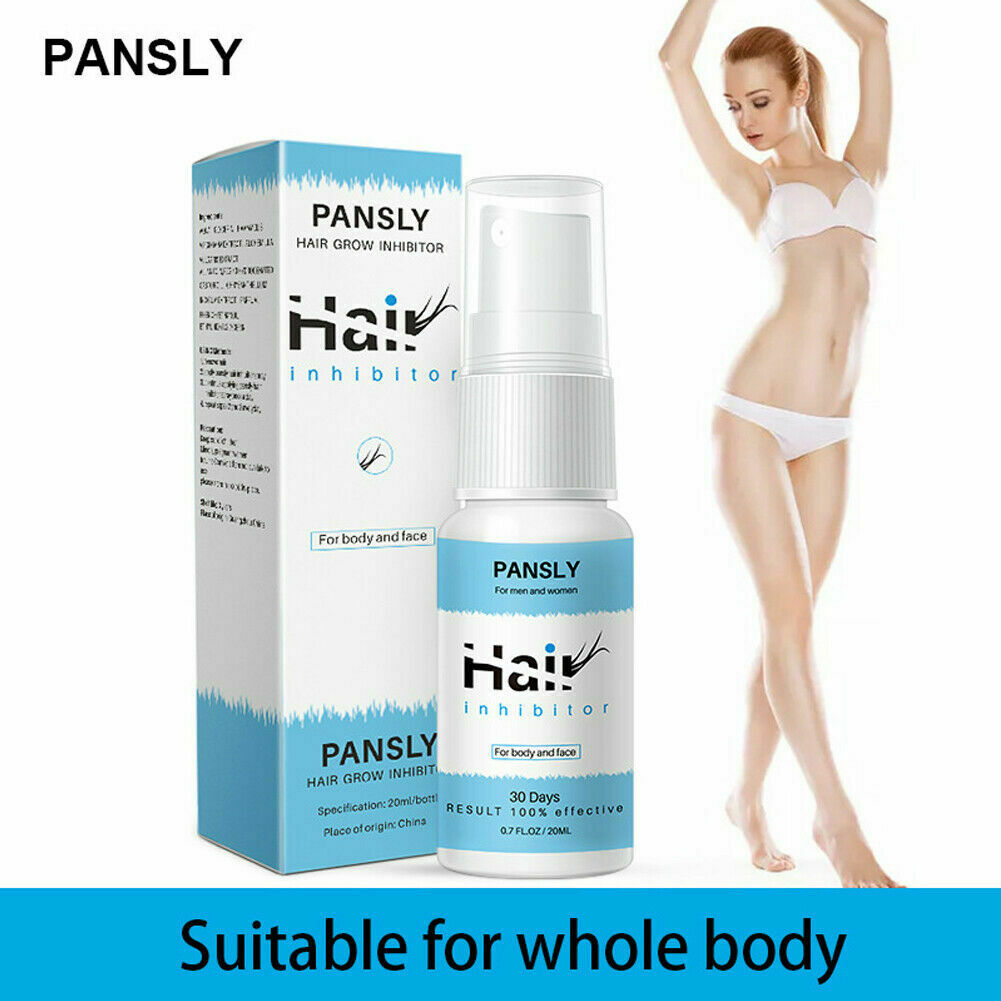 Spray Away - Hair Growth Inhibitor Removal Spray Painless Remove Hair Body Care.