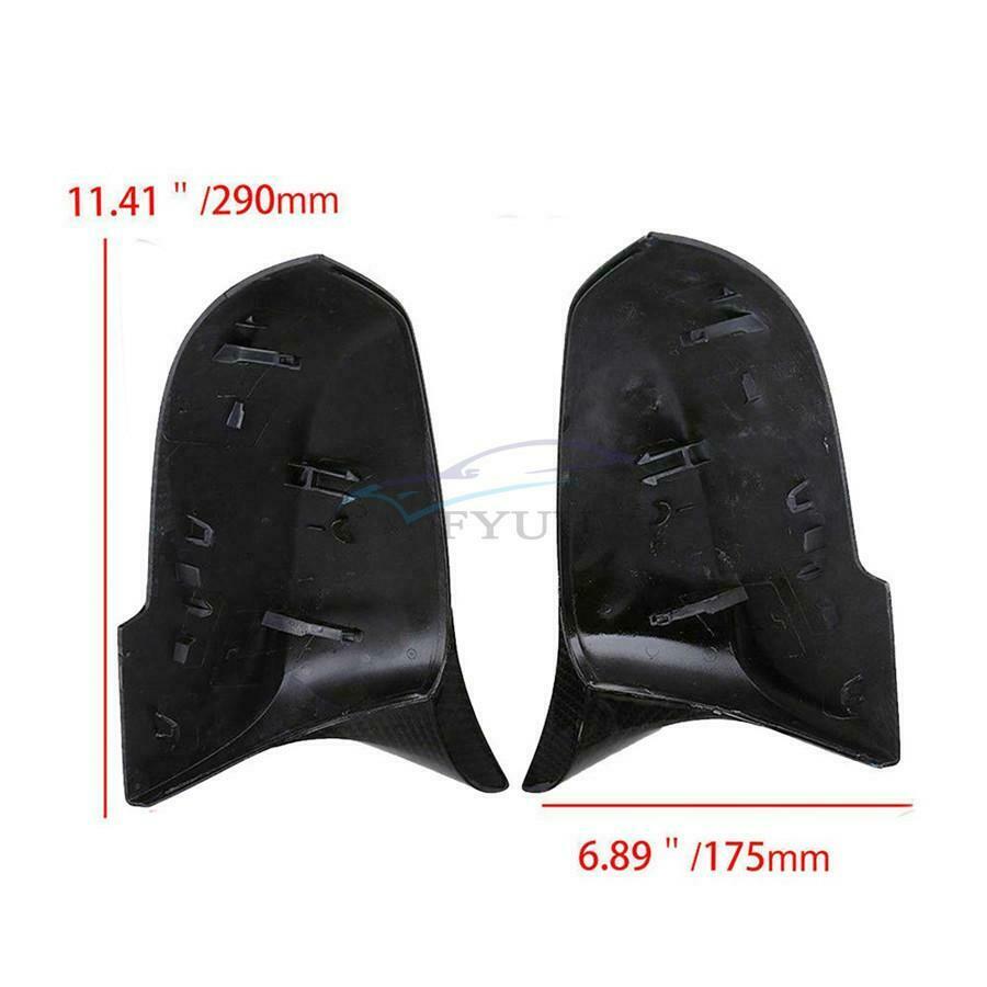 2PC Carbon Fiber Exterior Mirror Cover For BMW 2/3/5 F20 F21 F22 F30 F31 F32 F33
