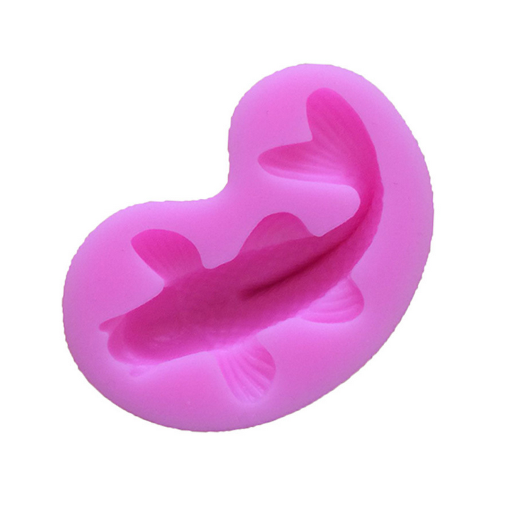 Goldfish Silicone Fondant Moulds Cake Baking  Molds Decoration chocolate Tools