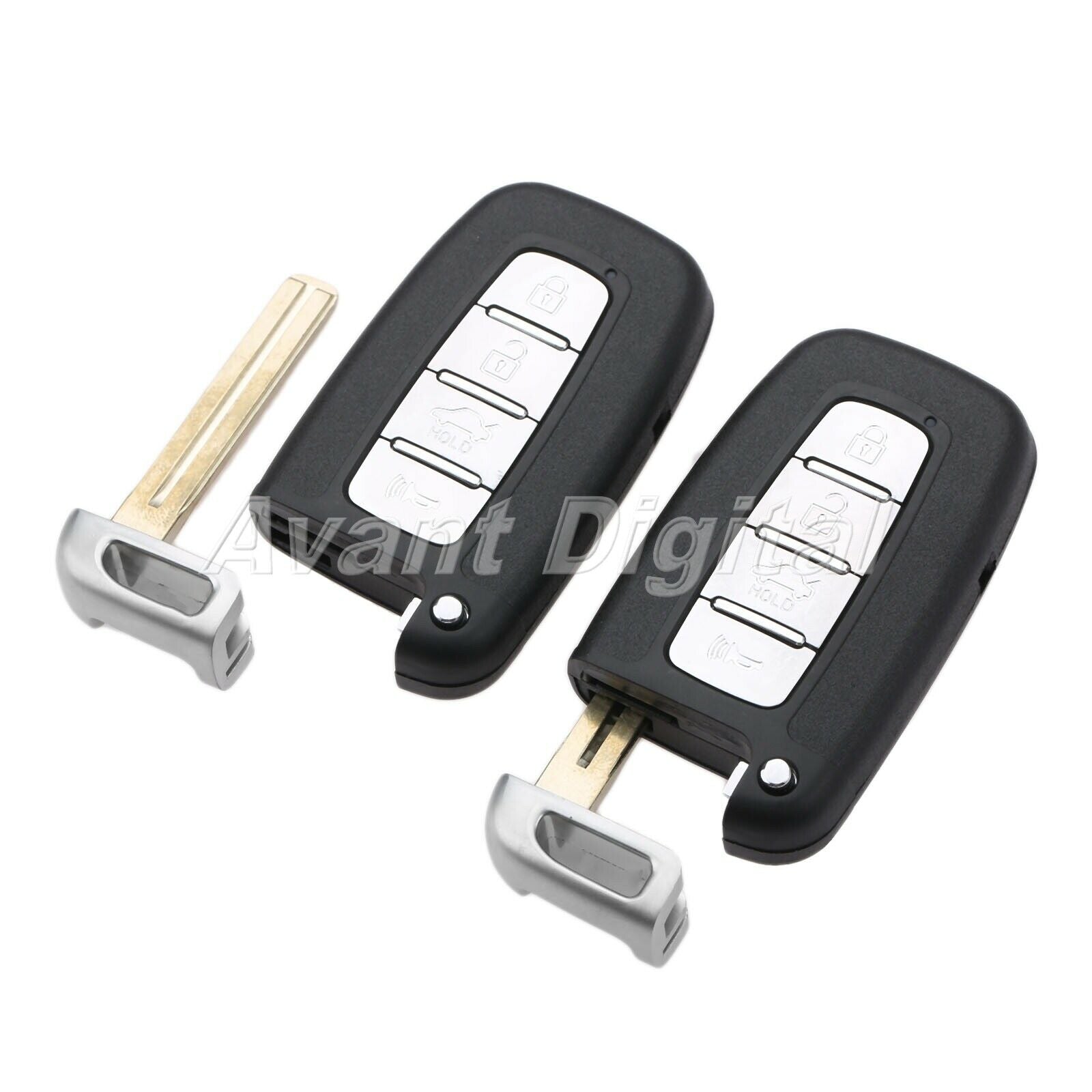 2Pcs Remote Key Fob 4 BTN 433MHz Fit For 2011 12 13 14 HYUNDAI TUCSON SY5HMFNA04