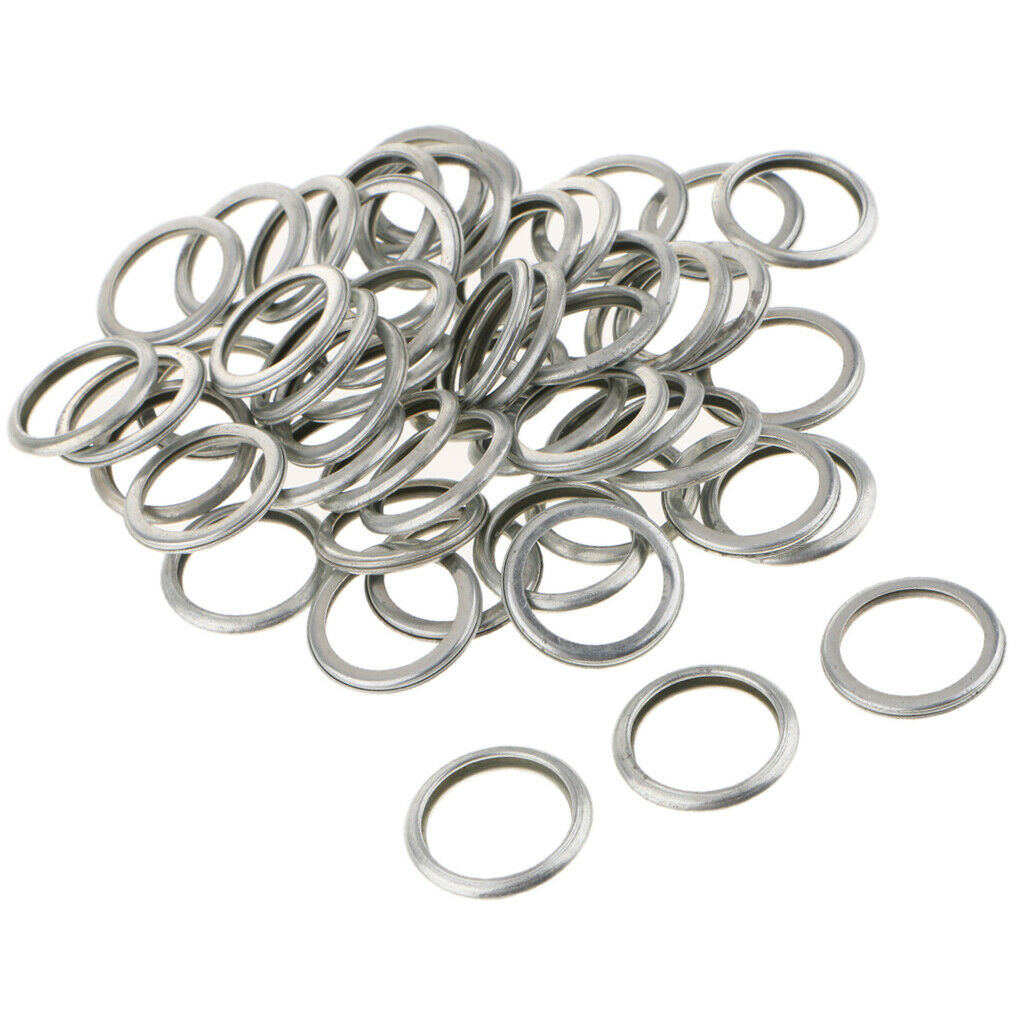 50pcs 16mm Motor Oil Drain Plug Gasket Washer Gaskets for 803916010