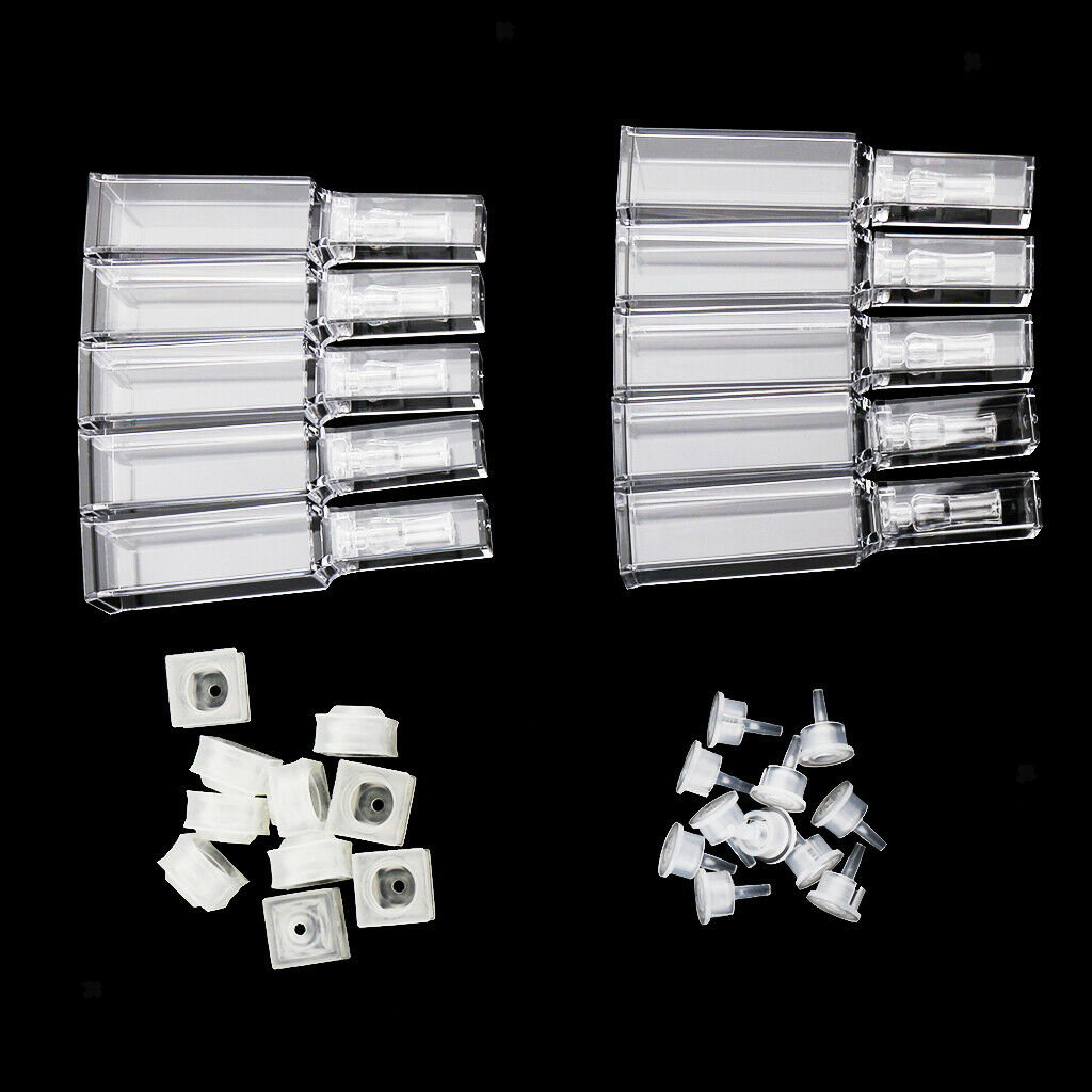 10 Pieces Disposable Sample Empty Plastic Cosmetic Makeup Bottles 10ml