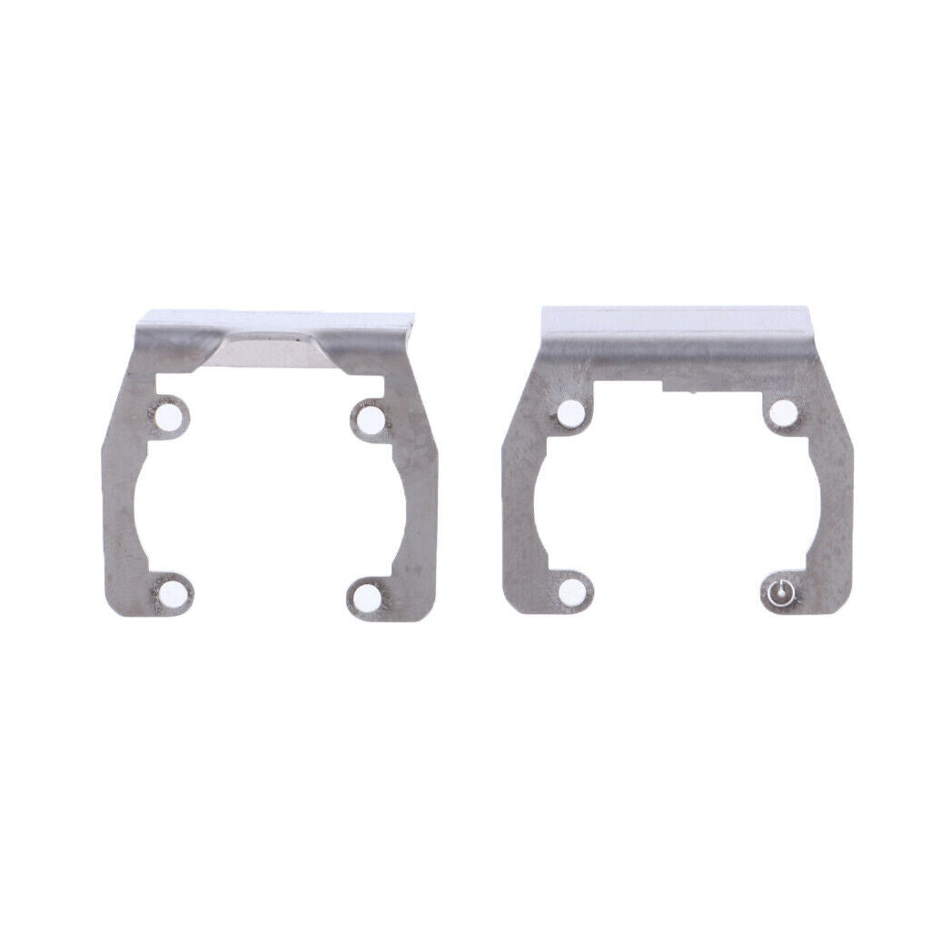 2 Pcs Steering Axle Chassis Protector Plate for 1/10 RC Crawler Axial SCX10
