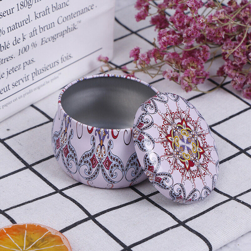Natural Scented Candle Empty box Tin Can Home Decoration Outdoor Candy Gi.l8