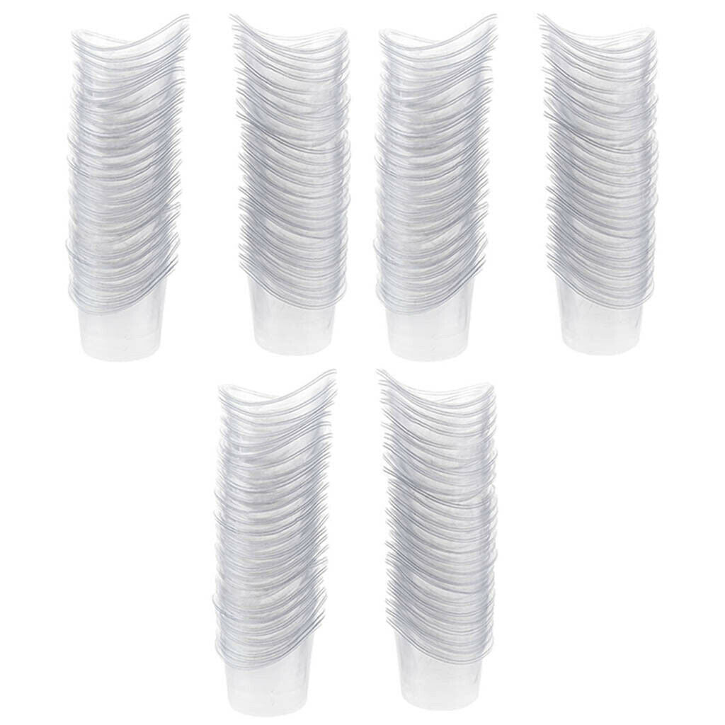 300 Pieces 5ml Disposable Eye Flush Cleaning Cups One Time Plastic Measuring Cup