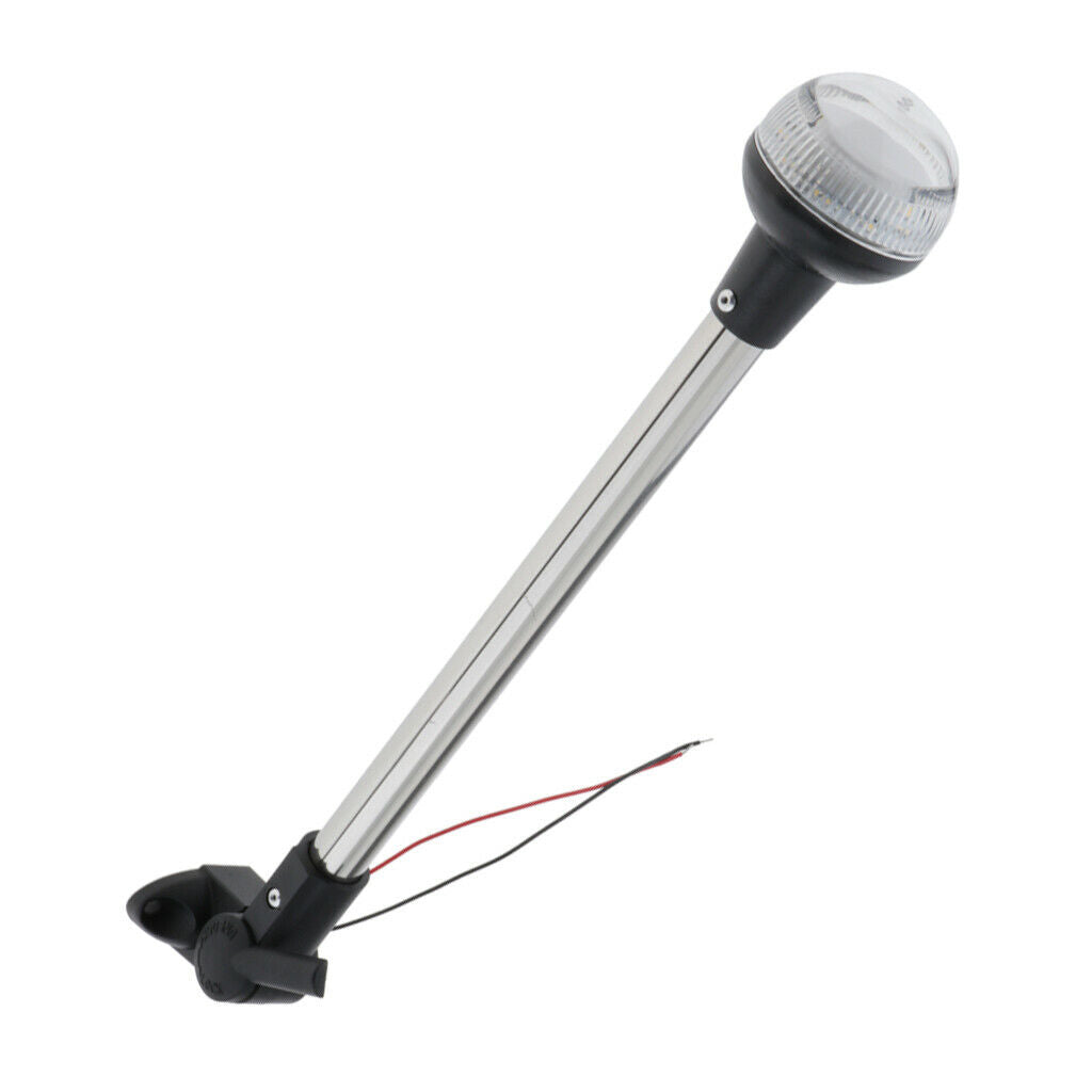 396mm/16" Marine ALL Round LED Navigation Stern Lights 12 V White Pole Lamp