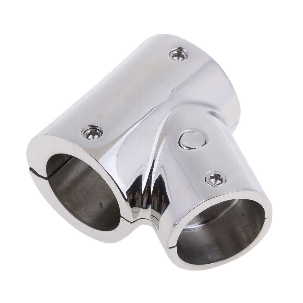 Stainless steel boat handrail 1 inch boat handrail tee 60 degree hand rails