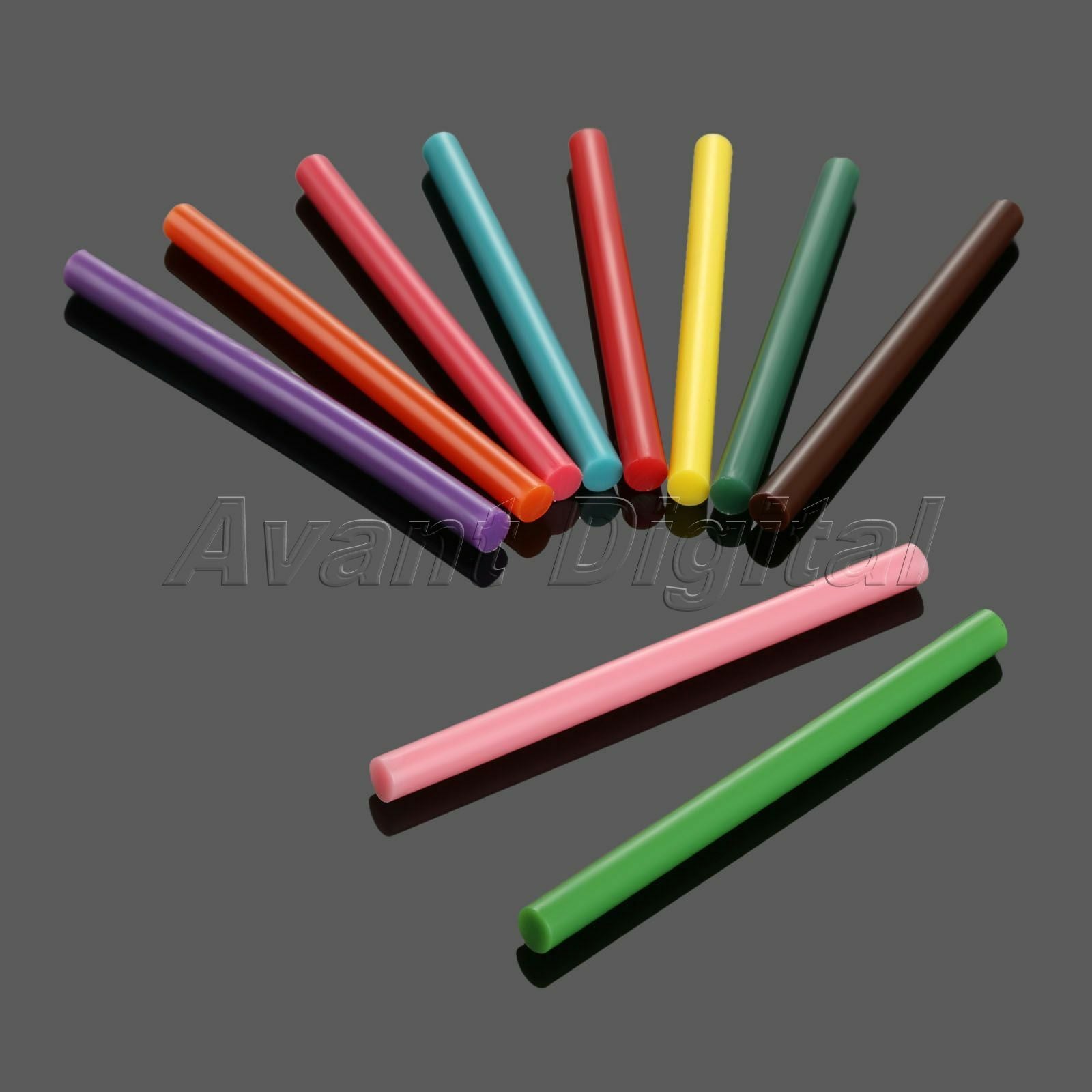 50Pcs Hot Melt Glue Adhesive Sticks 7*100mm For Heating Glue Gun 10 Colors