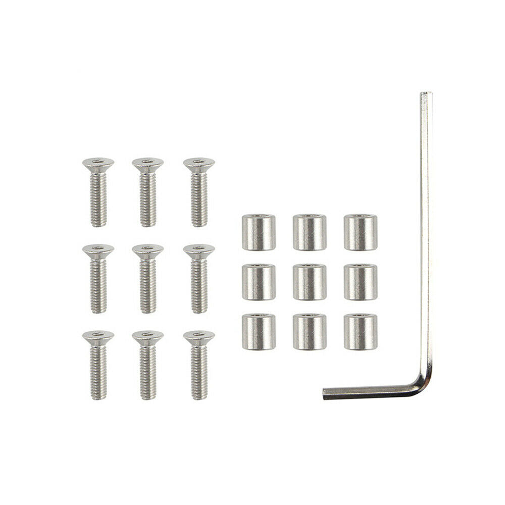 1Set /9pcs 6x6x3mm Aluminum Spacer For Prusa MK3 Heated Bed 6x6x3t Spacer