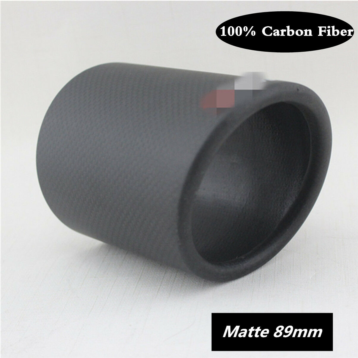 Matte 89mm 100% Carbon Fiber Exhaust pipe Cover Exhaust Muffler Pipe Tip Cover