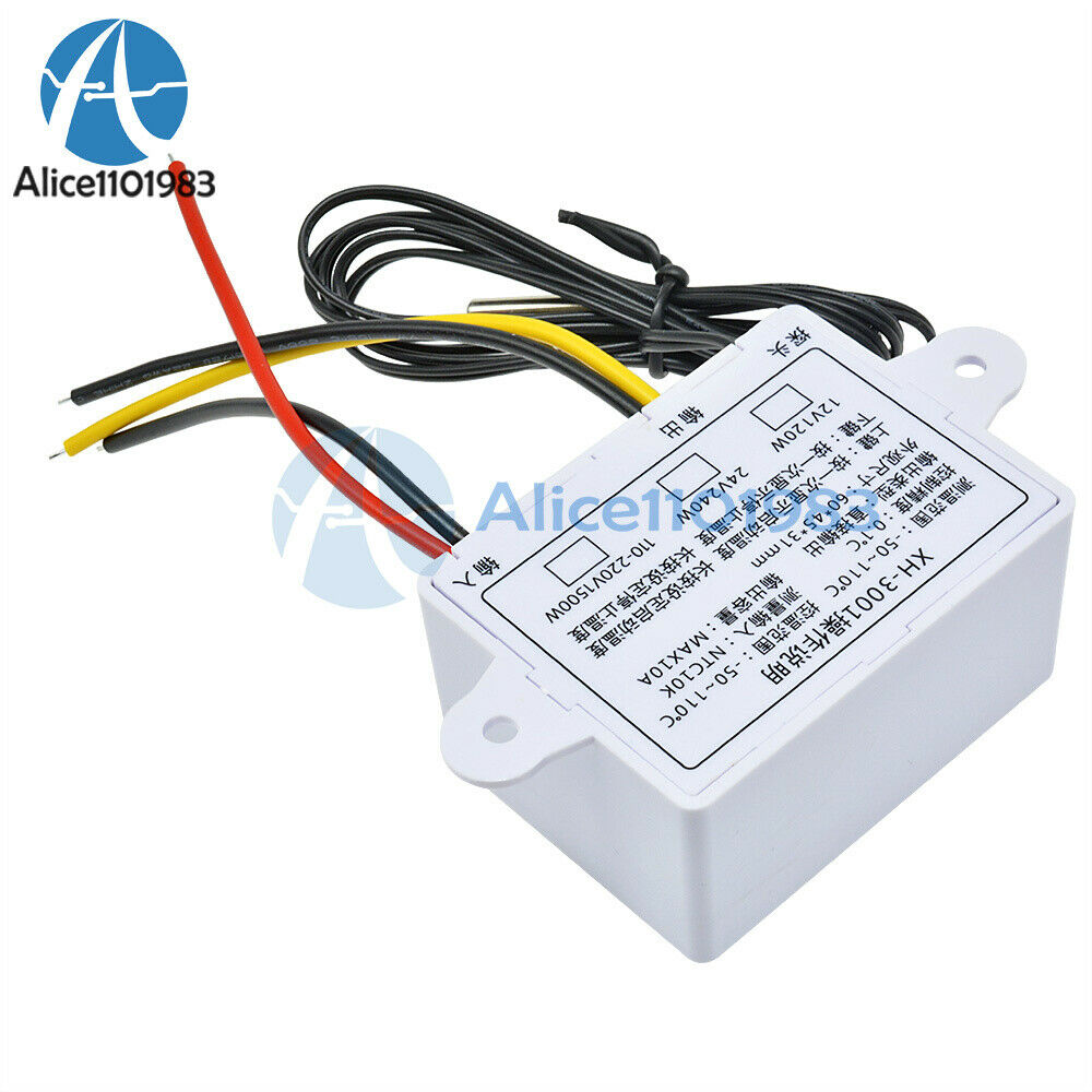 Digital XH-W3001 AC110-220V LED Temperature Controller Thermostat Control Switch