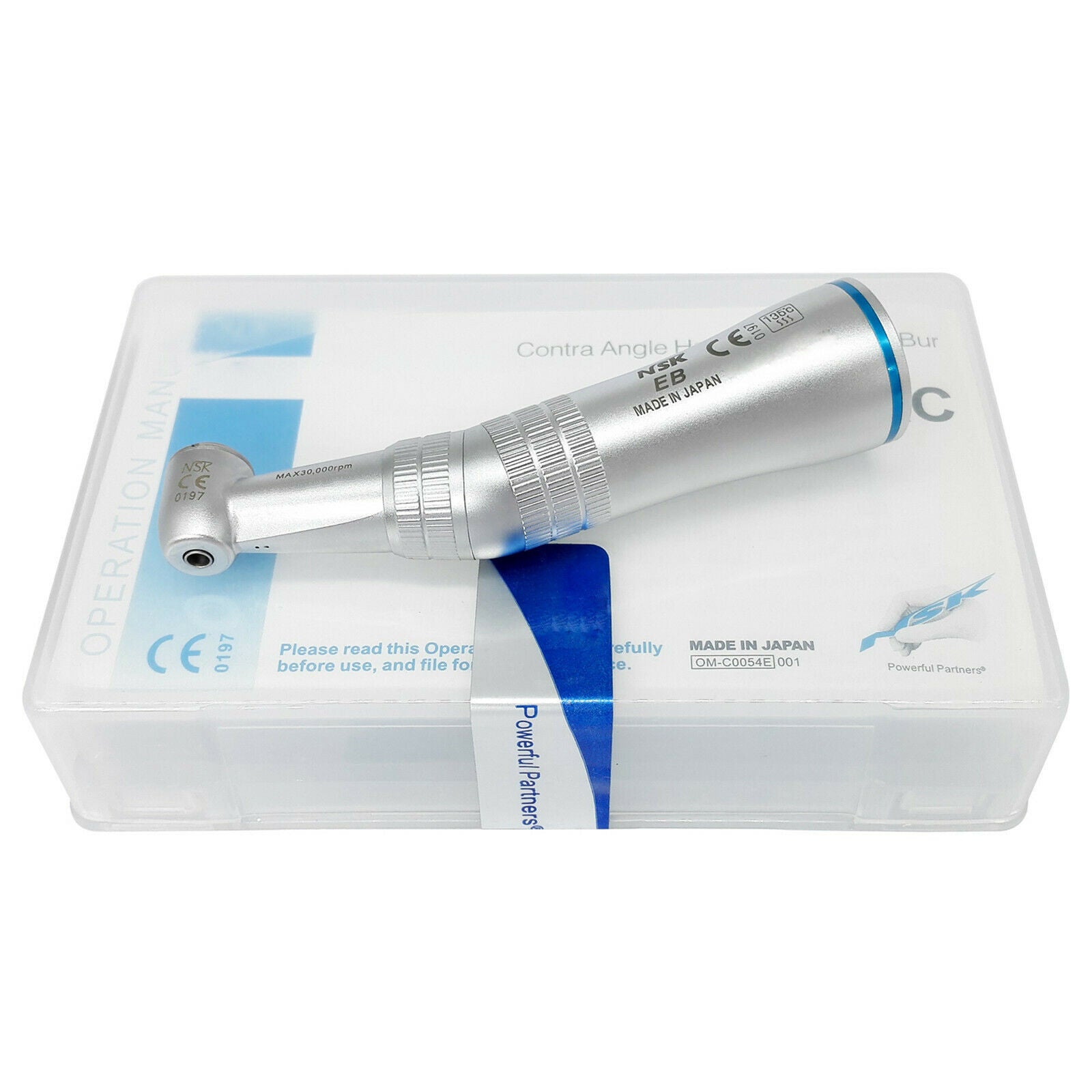 Dental Internal Inner Water Spray Push Button Contra Angle Low Speed Handpiece