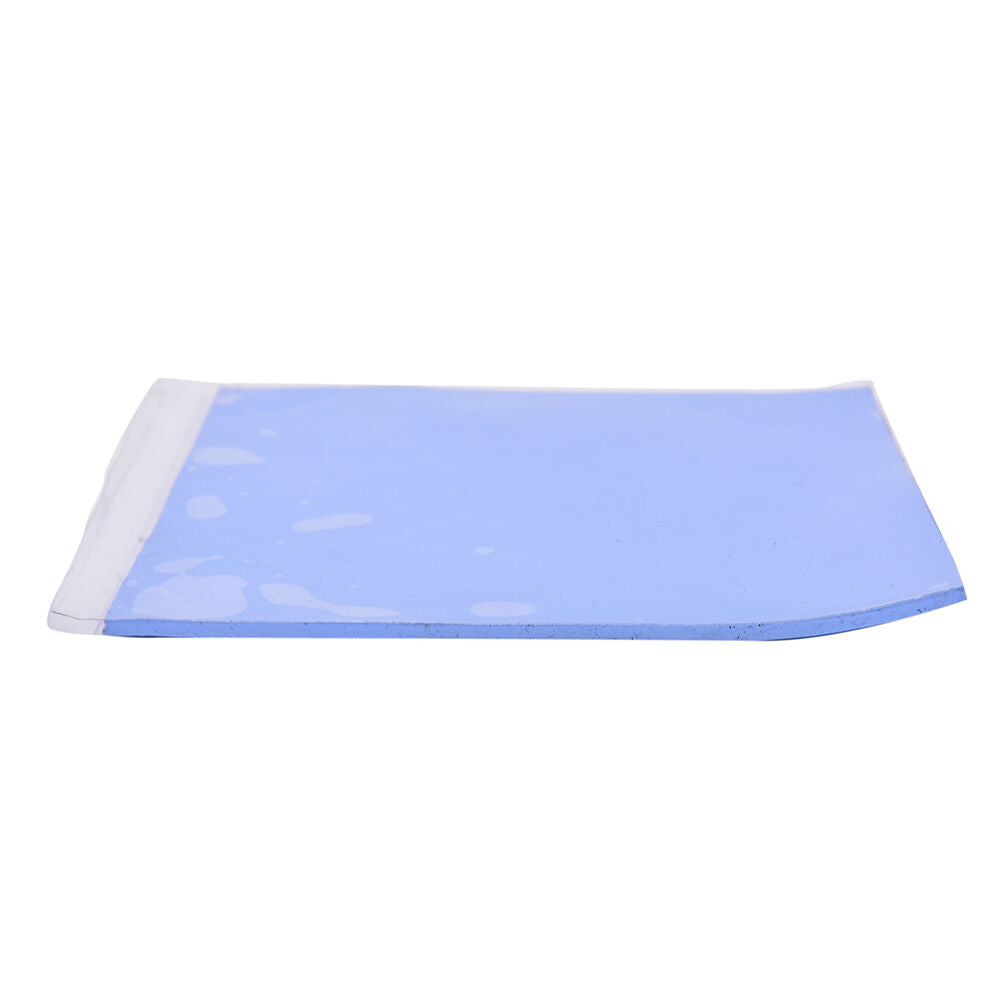 100mmx100mmx2mm Blue Heatsink Cooling Thermal Conductive Silicone Pad Unc.l8