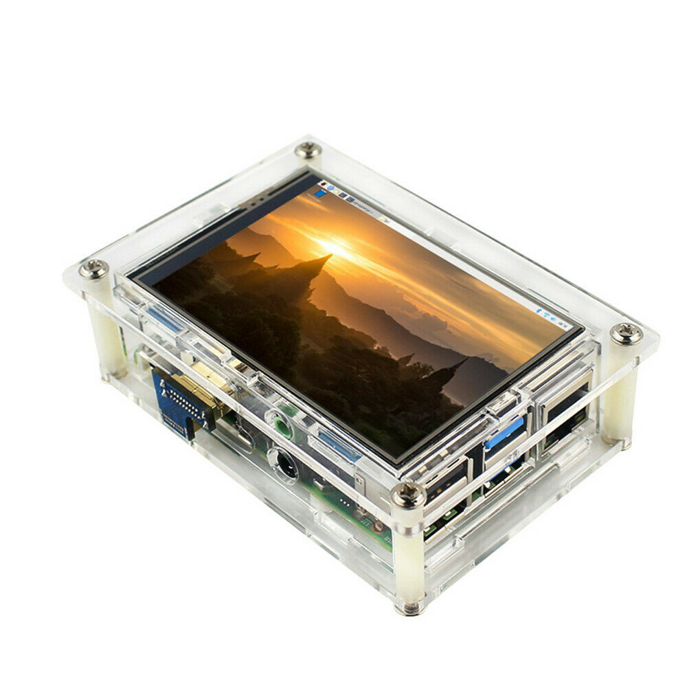 For Raspberry Pi 4 3.5'' Touch Screen TFT LCD Display with Case &Pen Kit 320x480