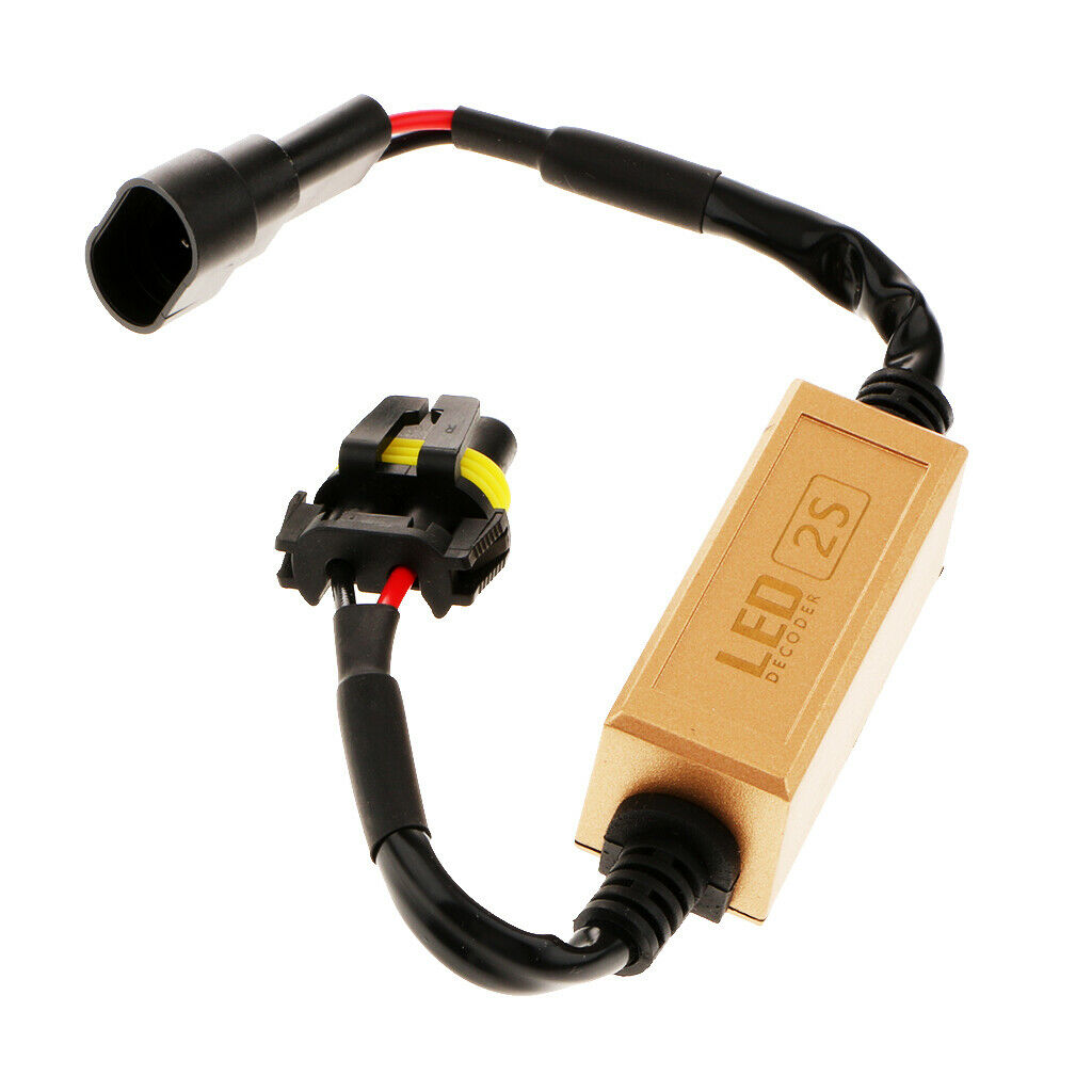 2pcs 9006 LED Headlight Error Free Anti Flicker Resistor Canceller Decoder
