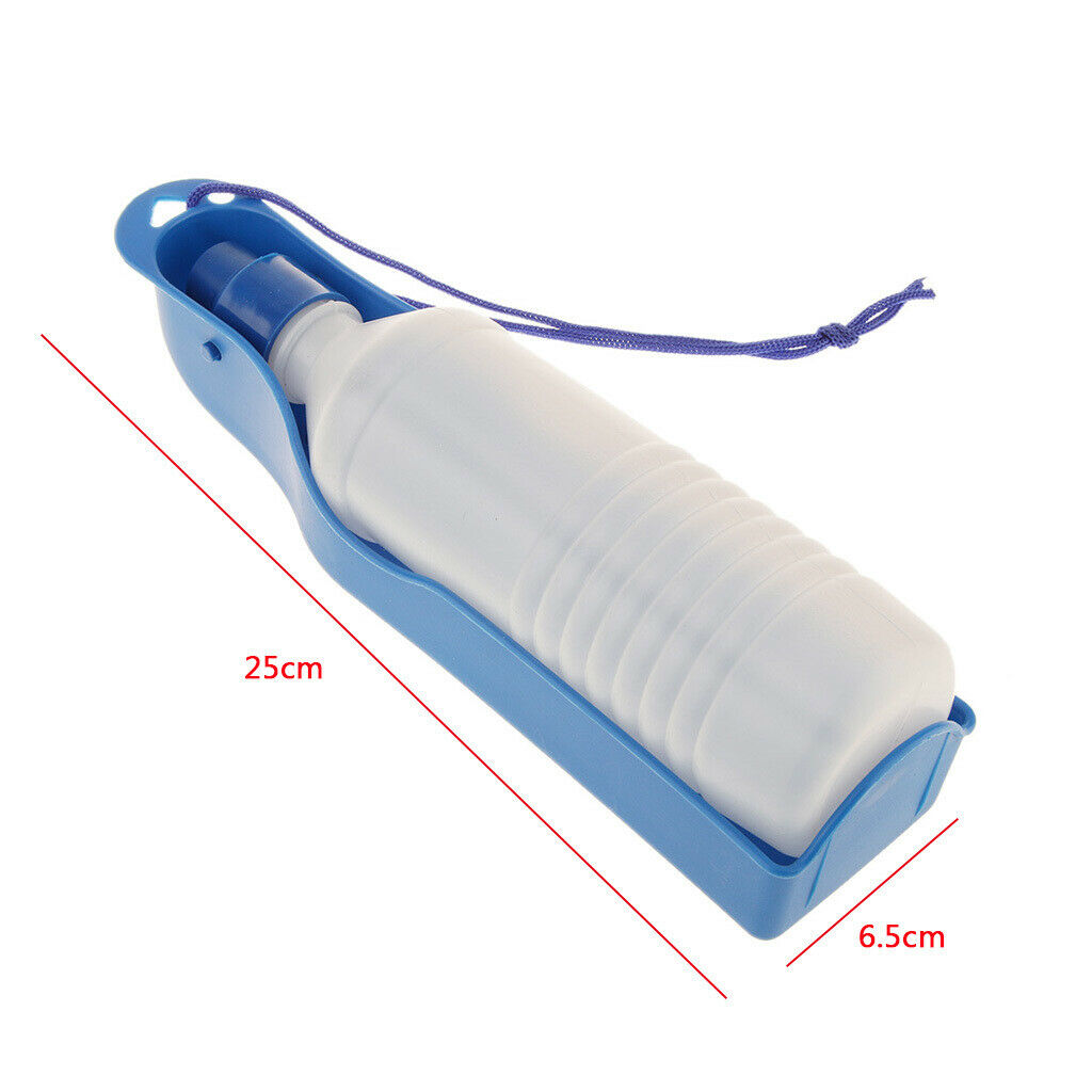 Portable Pet Travel Water Dispenser Feeder Dog Cat Drinking Bottle 500ML