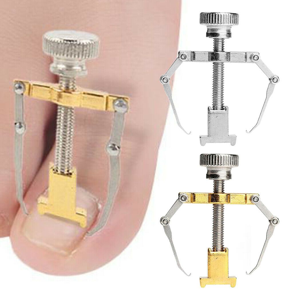2 Pcs Pro Alloy Ingrown Toenail Correction Lifter Toenail Corrector Toe Clamps