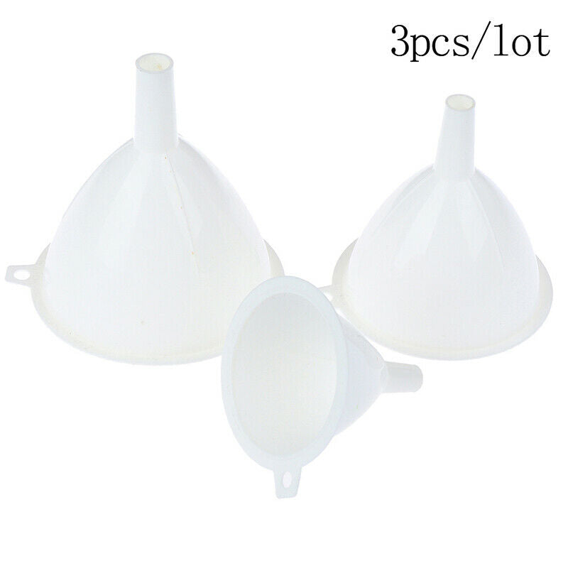 3Pcs Kitchen Cooking Tool Lab Oil Fuel Water Refilling Plastic Filter Fun.l8