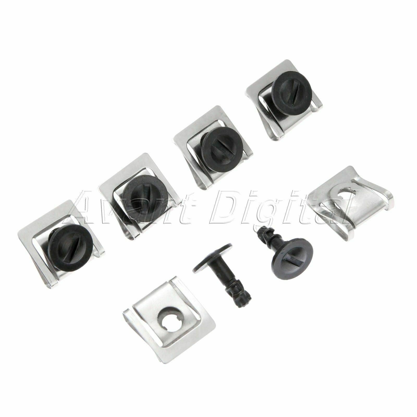 10x Under Engine Cover Fastener Clips  w/ Screws fit for  A4 1995-2001 98 96