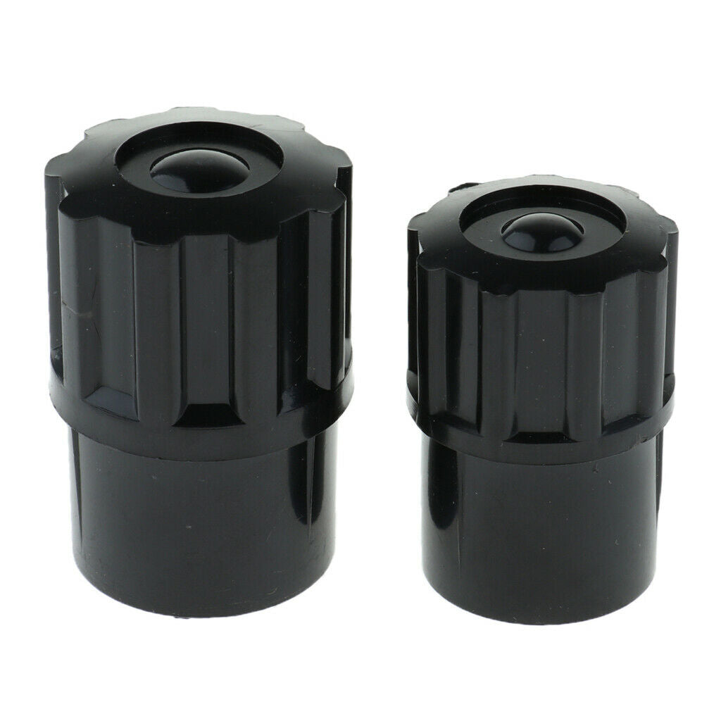 2-piece black mouthpiece for soprano / alto saxophone metal part