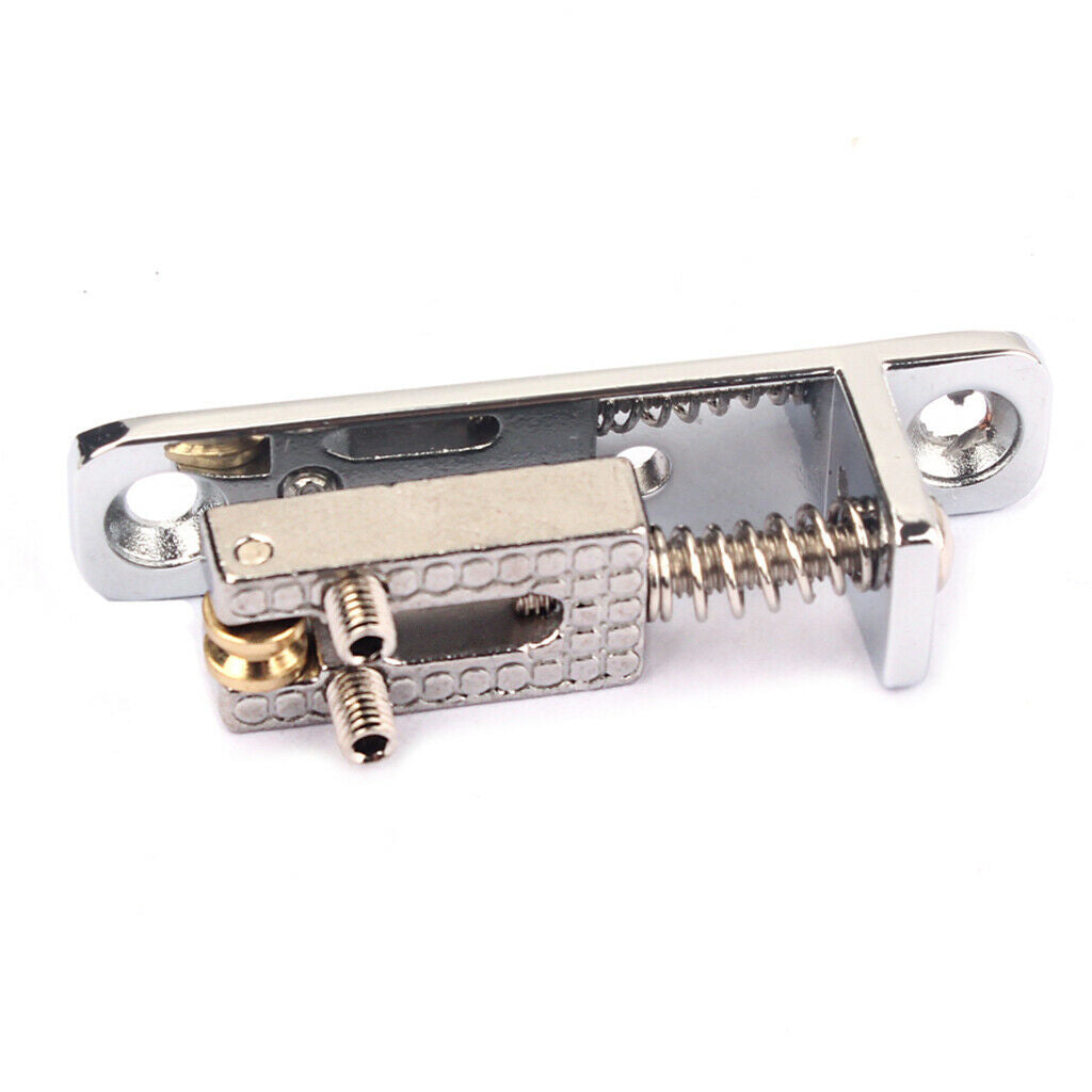 3Pcs Electric Guitar Accessory Chrome Saddles w/ Screw for   Guitar
