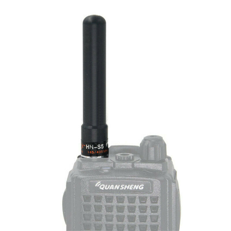 HH-S518+ SMA-F 145/435MHz High Gain Dual Band Short Antenna for Kenwood TK-370