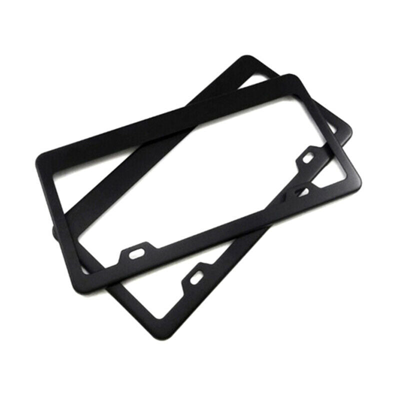 US Ca 2xChrome Stainless Steel Car Truck License Number Plate Frame+Screw CaH Pb