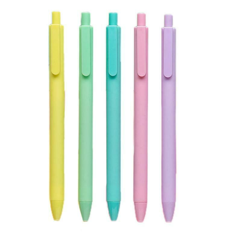 5 Pack Fancy Nice Rollerball Pen Gel Pen Wax Sealed Gel Pen 0.5mm for Journaling