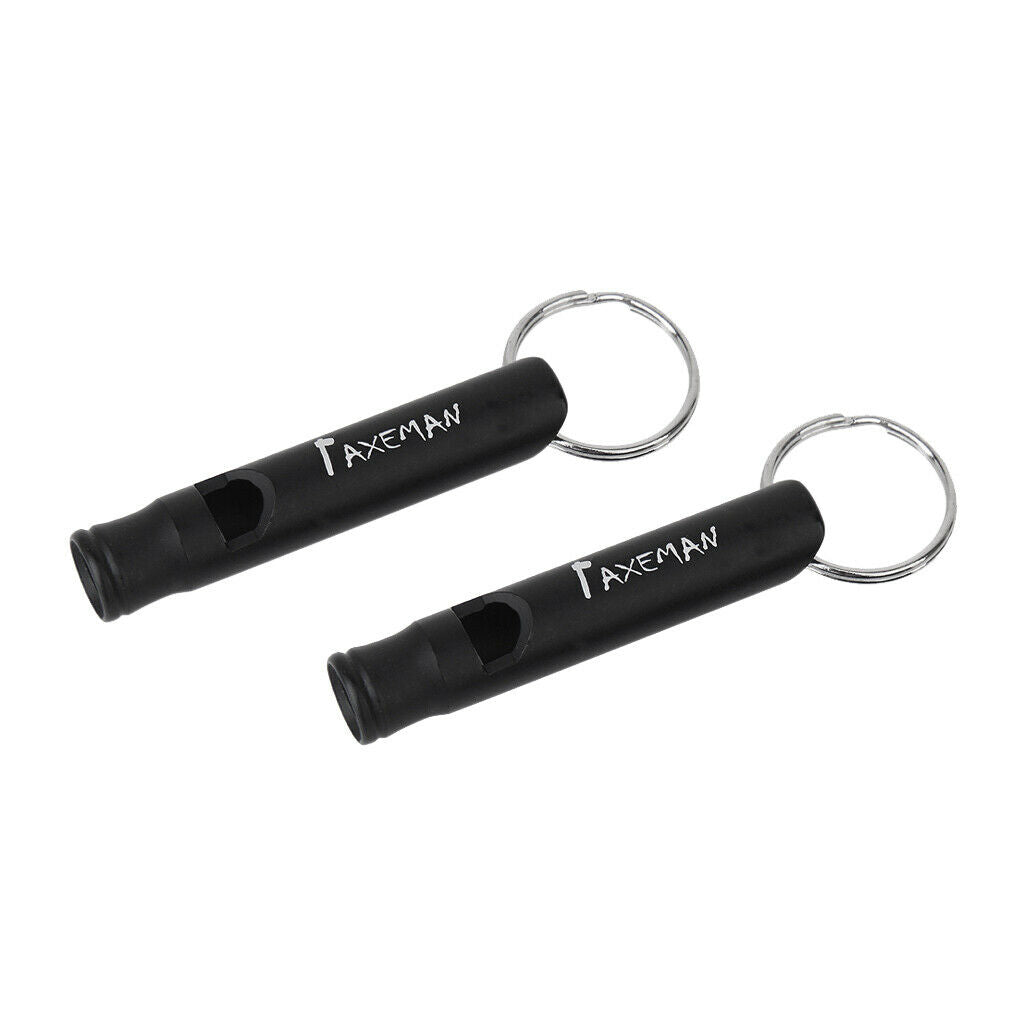 2x 2 Aluminum Alloy Survival  Whistle Key Chain